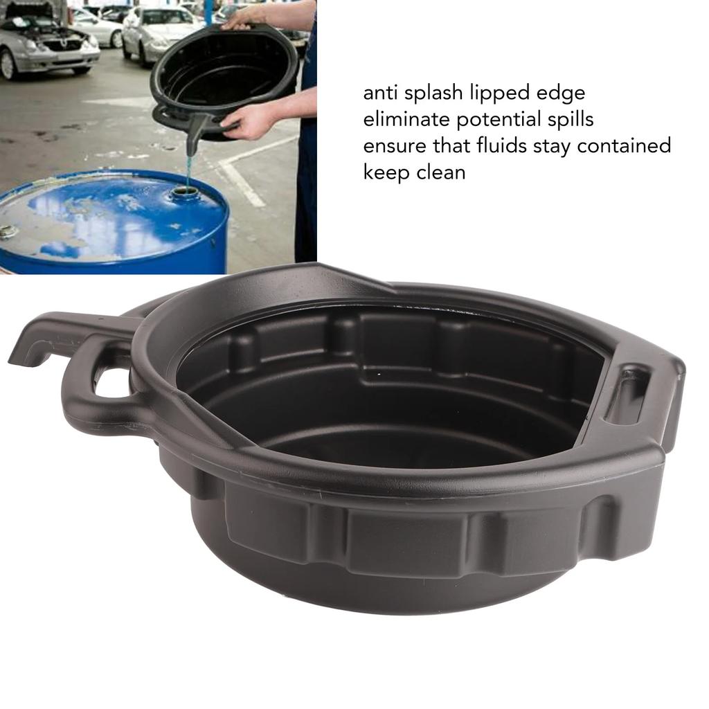 10L Car Oil Change Pan Portable Oil Drain Anti Freeze Universal