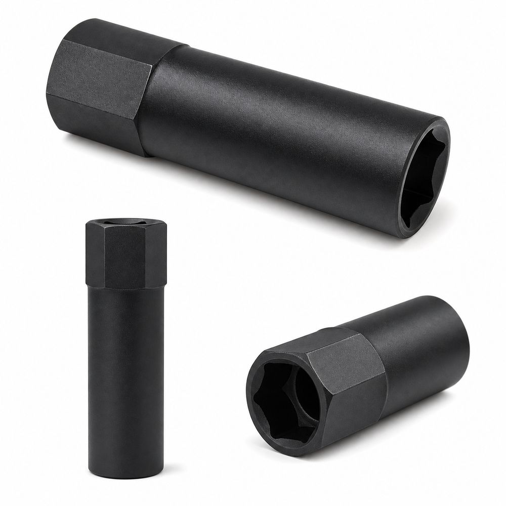 Cr Mo Steel Lug Nut Socket Anti Theft Socket Locking Lug Key New Wheel Nut Key Vehicle Accessories