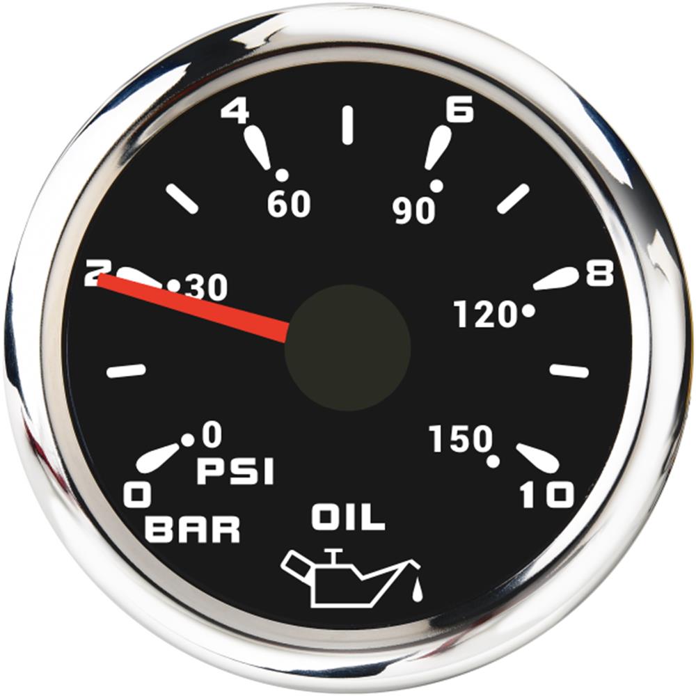 7 Colors Backlight 52MM Water Temperature Gauge Fuel/Water Level Gauge Oil Press Gauge Volt Meter For Marine Boat Car Truck