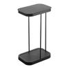 Jitsugyo (Yamazaki) Side-opening Sorted Garbage Bag Holder with Casters Black W22.6 X D33.9 X H56.5cm Luce Trash Can with Lid 30L 45L Easy