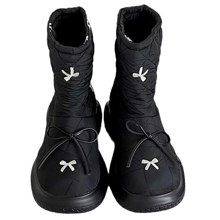 Niche design snow boots women's winter new thick-soled velvet warm short boots cotton shoes boots