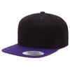 Yupoong Mens The Classic Premium Snapback 2-Tone Cap