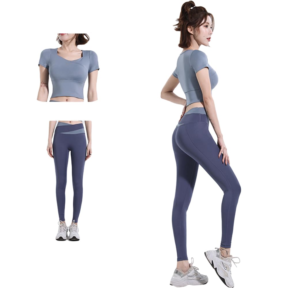 

Yoga Slim Yoga Pants Tummy Training Gym Wear A8151 [Karsaer] Women s Wear, Sportswear, Short-Sleeve, Fit, High-Waist & Tights, Control, Stylish,