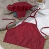 2Pcs/set Newborns Baby Cook Costume Set Photography Props Lovely Cooking Hat and Matching Apron for Photoshoots