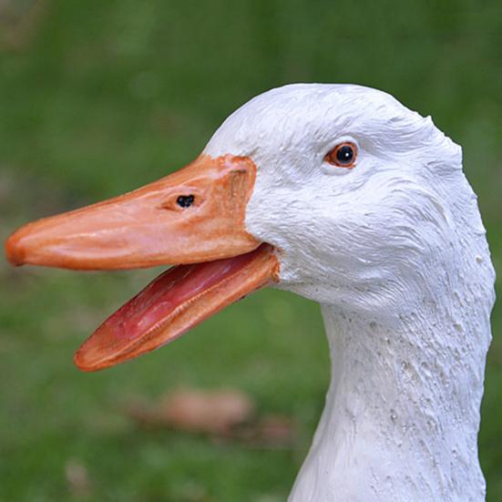 Dekorative simulierte Ente Verblassfest Langlebig Brunnen Landschaftsgestaltung Entenstatue für Hof