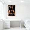 Commando Movie Poster Schwarzenegger Vintage Metal Sign, Muscular Warrior with Tattoos, Retro Rusty Frame, R-Rated for Bar Home