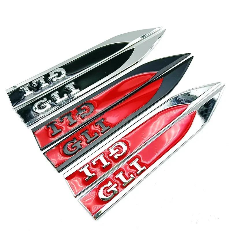 For Volkswagen Golf 8 2019 2020 2021 2022 2023 MK7 MK8 VW Car Accessories Trim Side Fender Front Metal Emblem Cover FD32F