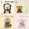 Sheep Pig Wolf Fox Lion Penguin Plush Toy Cute Animal Pillow For Kids Girls Boys Sleep Companion Gift