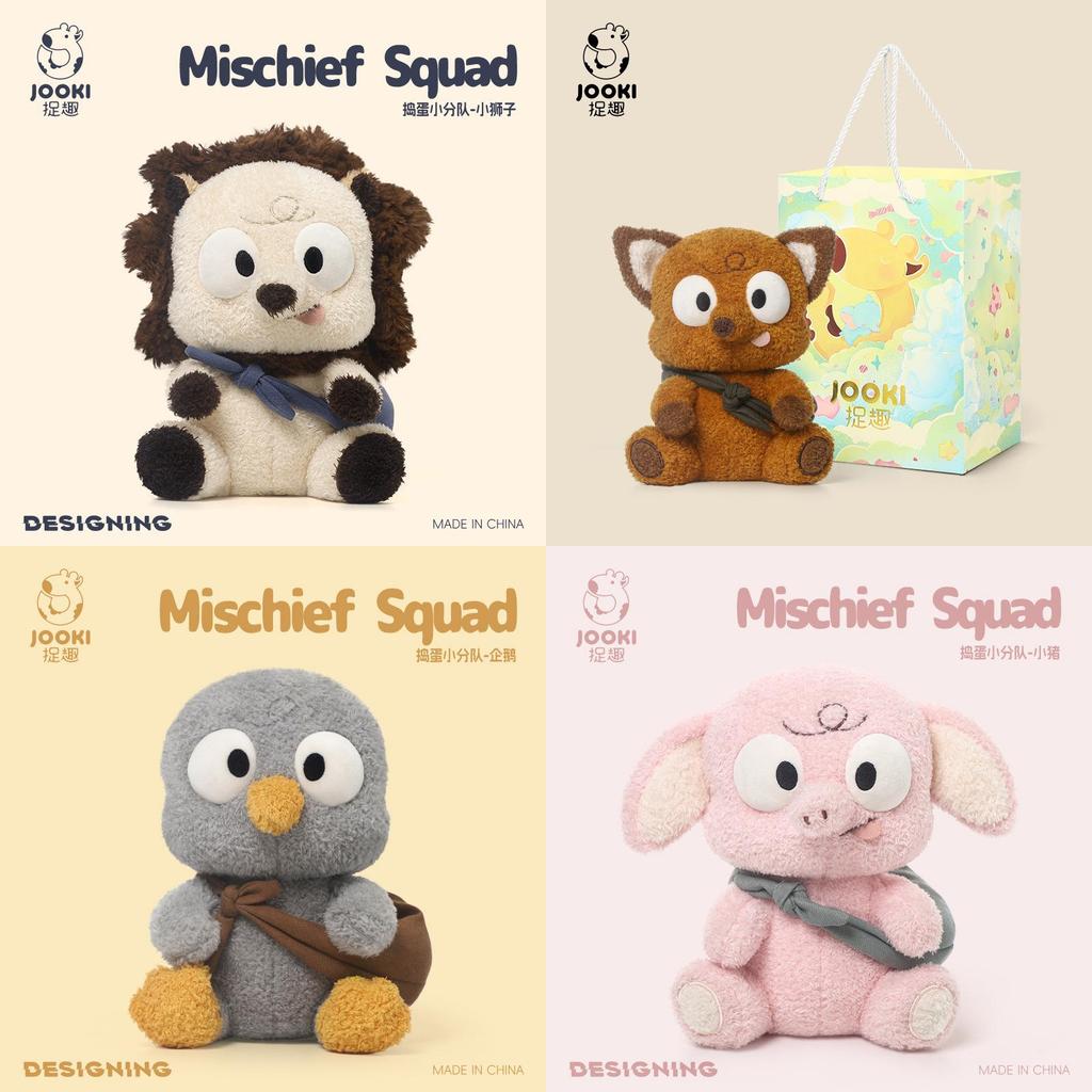 Sheep Pig Wolf Fox Lion Penguin Plush Toy Cute Animal Pillow For Kids Girls Boys Sleep Companion Gift