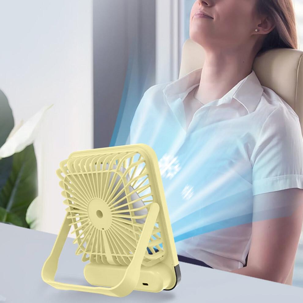 Bocqde Handheld Fan Rechargeable Personal Fans New USB Fan Rechargeable Long-life Home Silent Super Powerful Folding Desktop Electric Fan Clearance!