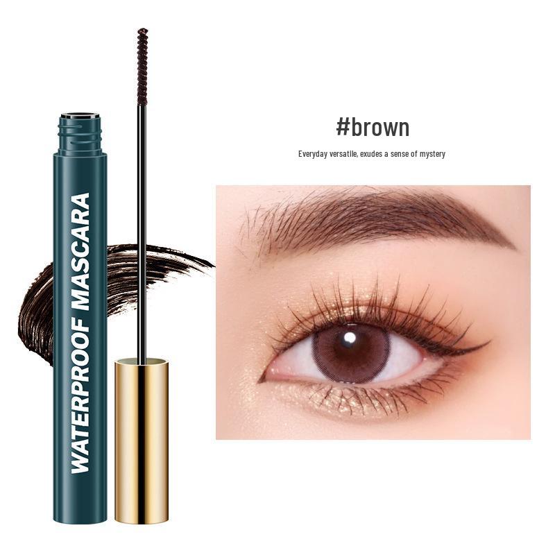 Mascara Celebrity Tubo Verde: Impermeabile, Resistente al Sudore, Allungante & Curvante con Pennellino per Volumizzare, Ciglia Super Lunghe, No Macchia.