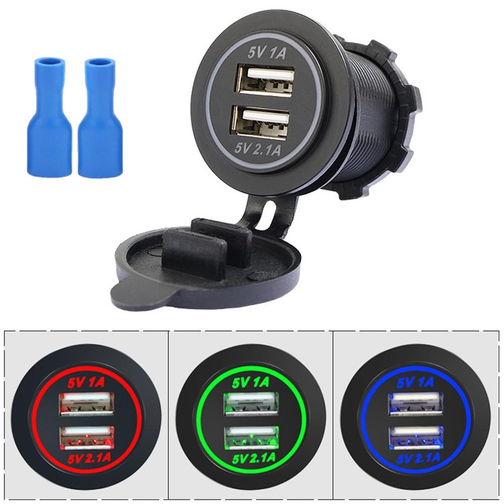 Buy For All 1224V Cars Car Power Charger 22W ABS Black at affordable