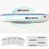 For Subaru Emblem STI Forester XV Outback Impreza Legacy WRX BRZ Tribeca 8pcs Car Door Bowl Handle Decoration Stickers Decal ge3