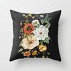 New Flower Plant Peach Velvet Pillow Case Sofa Pillow Car Cushion
