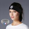Sports Fitness Headband with Rechargeable LED Headlamp Light Sweat Band for Men Women Outdoor