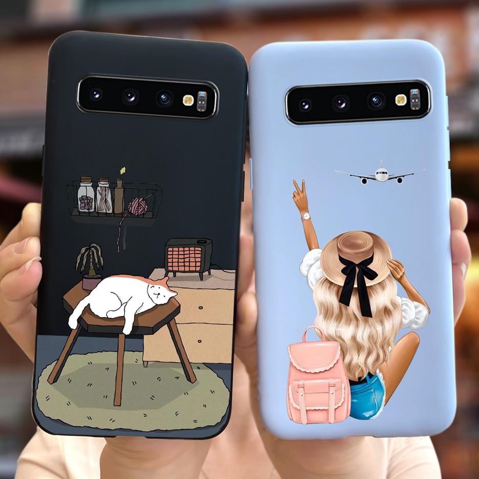 Für Samsung Galaxy S10 S10e S10+ Hülle Niedliche Mode Cartoon Hülle Weiche TPU Handyhülle Für Samsung S10 Plus S 10 Galaxy S10e Schale