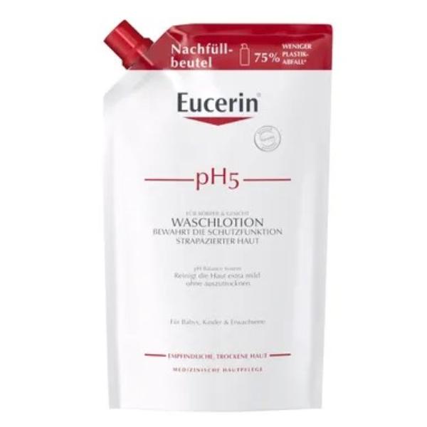Eucerin pH5 лосьон для умывания для слабой кожи сменный блок 750 мл