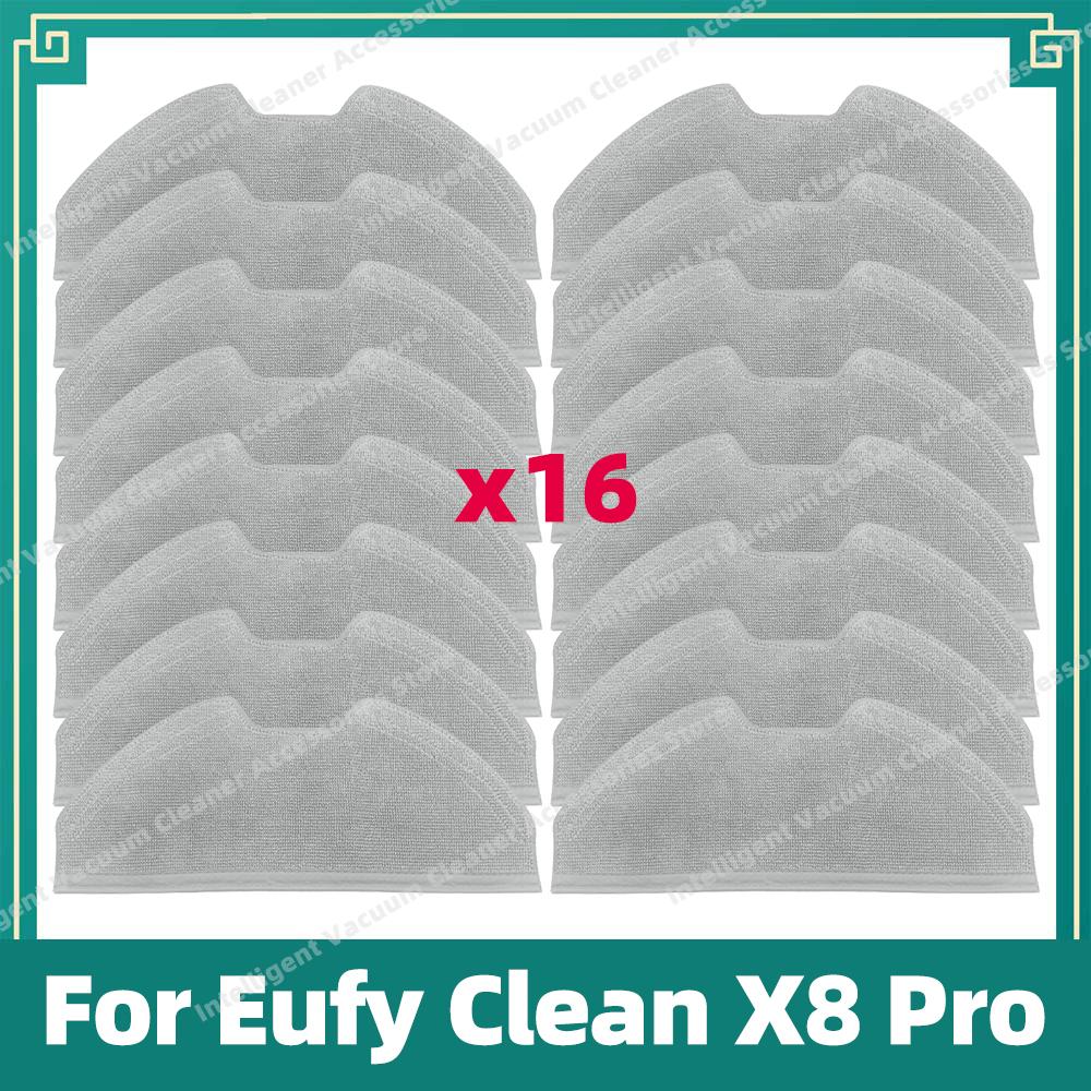 Compatible For Eufy Clean X8 Pro SES Vacuum Cleaner Main Side Brush HEPA Filter Dust Bag Mop Cloth Accessories Parts Kits
