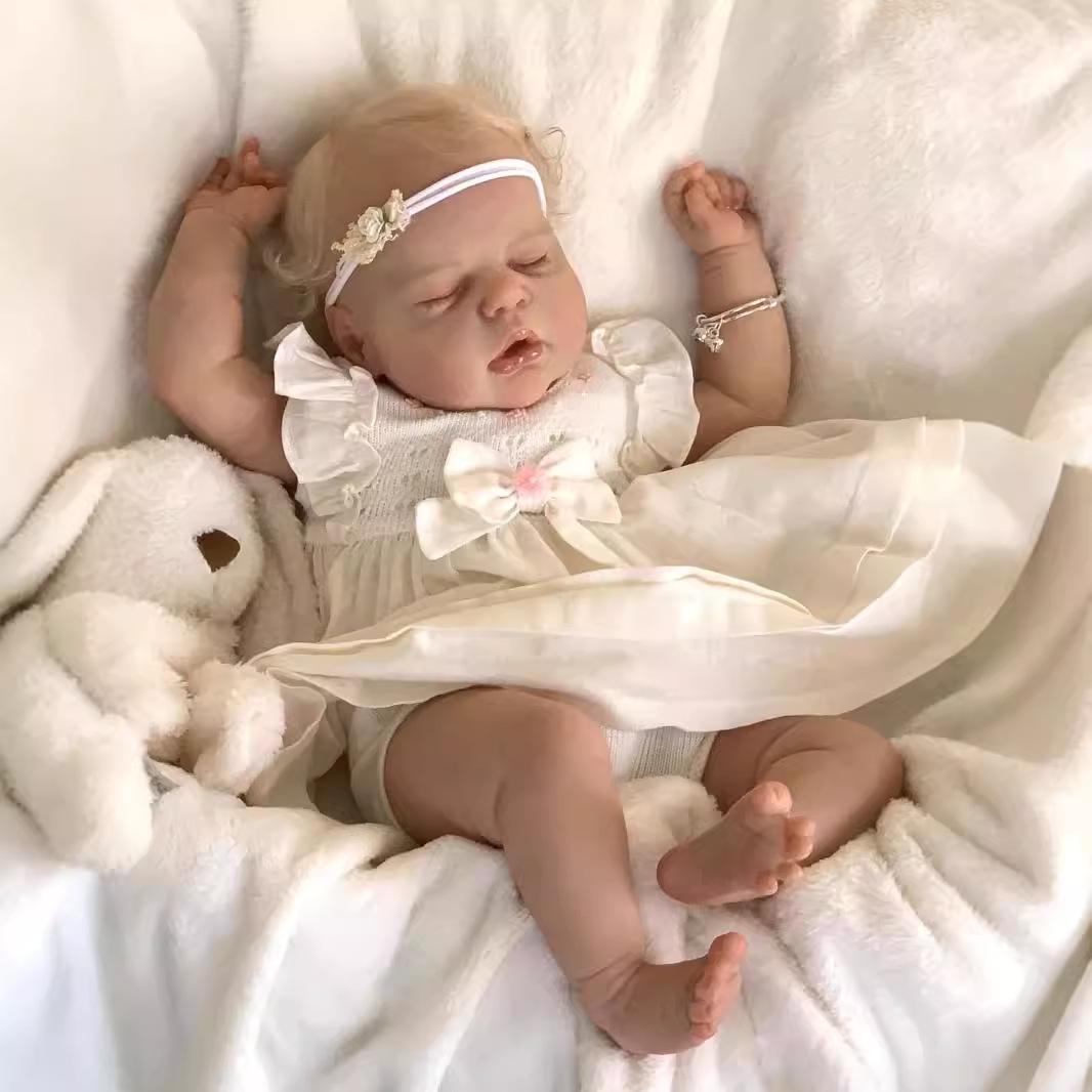 55cm Alexis Baby Doll - Soft, Realistic Toy and Growth Companion 55 cm Cloth Body