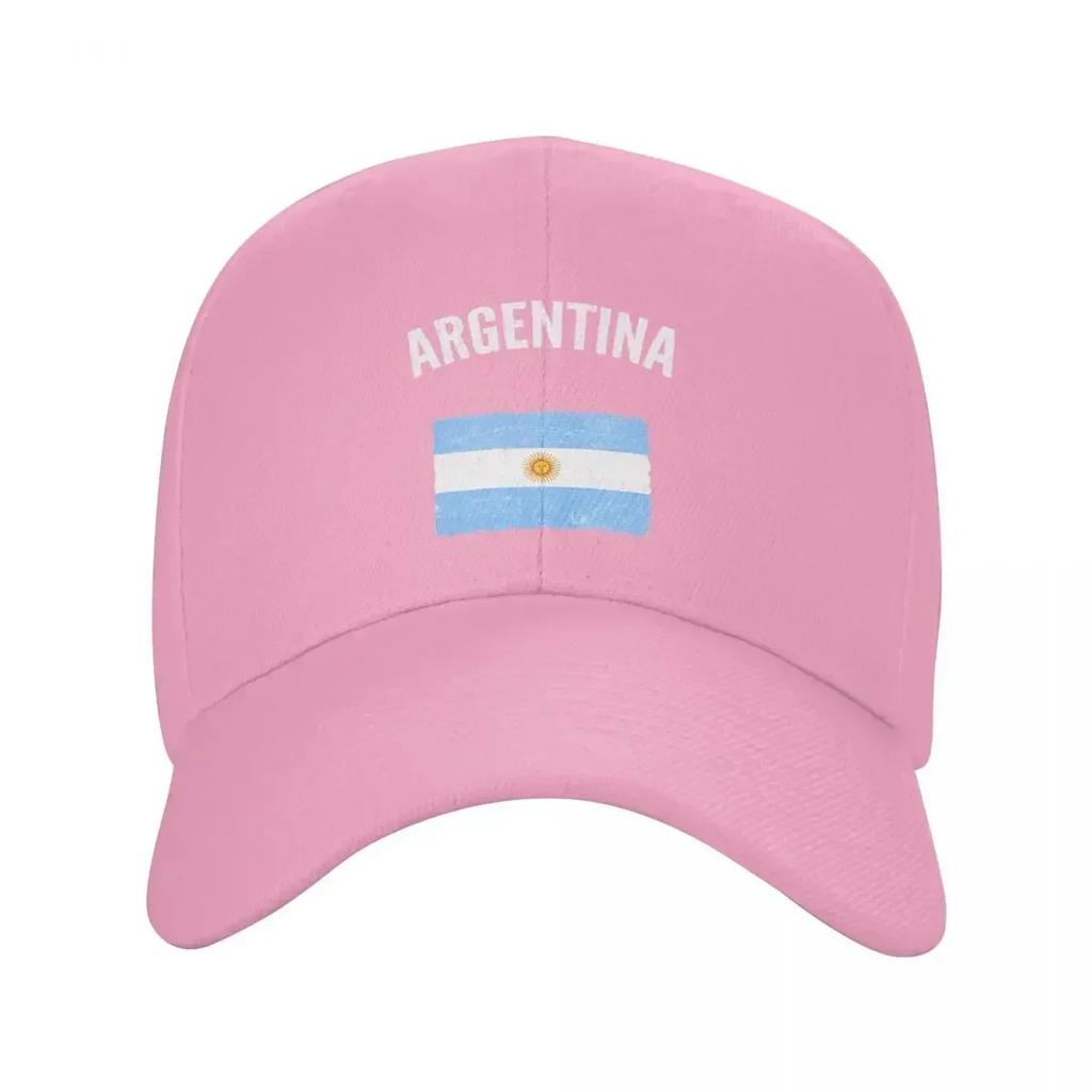 Vintage Argentina Argentinian Flag Baseball Cap Beach Bag fun hats Unisexs Luxury Womens