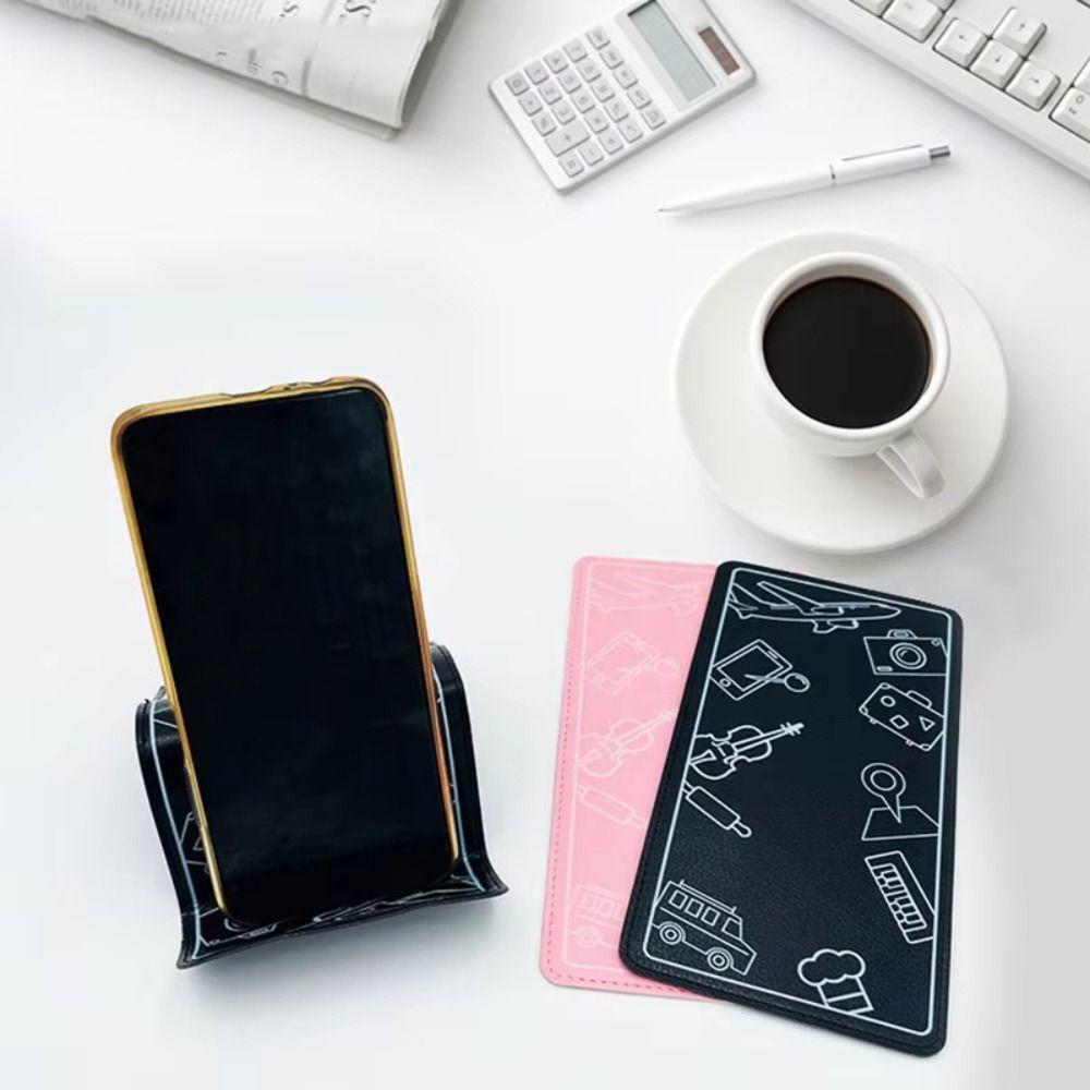 Graffiti Travel Phone Stand Collapsable Adjustable Phone Rack Watching TV Phone Support