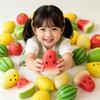 1/3/5Pcs Squishy Watermelon Fidget Toy Anti-Stress Slow Rising Fruit Pinch Squeeze Stress Reliever Funny Pressure Reducer Prop
