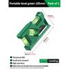 Mini Level Gauge High-precision Horizontal Vertical Measure Metric Ruler Protractor Portable Magnetic Pocket Measuring Tools