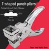 T-Shaped Hook Punch, Hole Punch Pliers for PVC, Paper, Blister Packaging & Plastic Bags