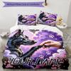 3PC Custom Name "Handshake Across Dimensions" Bedding Set Duvet Cover Closure Includes 1 Duvet Cover & 2 Pillowcases for Bedroom