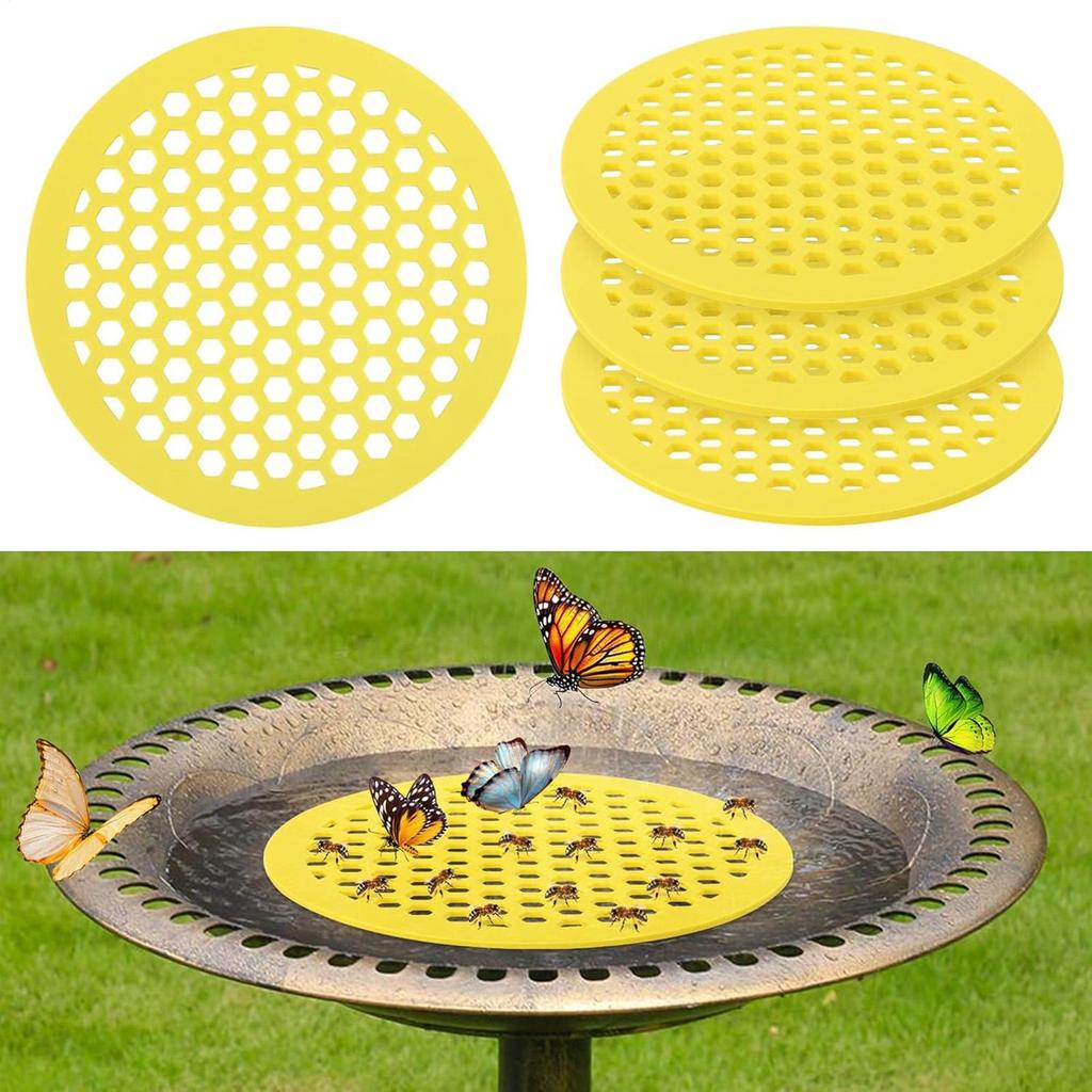 Bee Watering Station Bee Waterer Station Feeding Island Butterfly Bee Waterer for Feeding Bathing Outdoor Outside Garden Decor