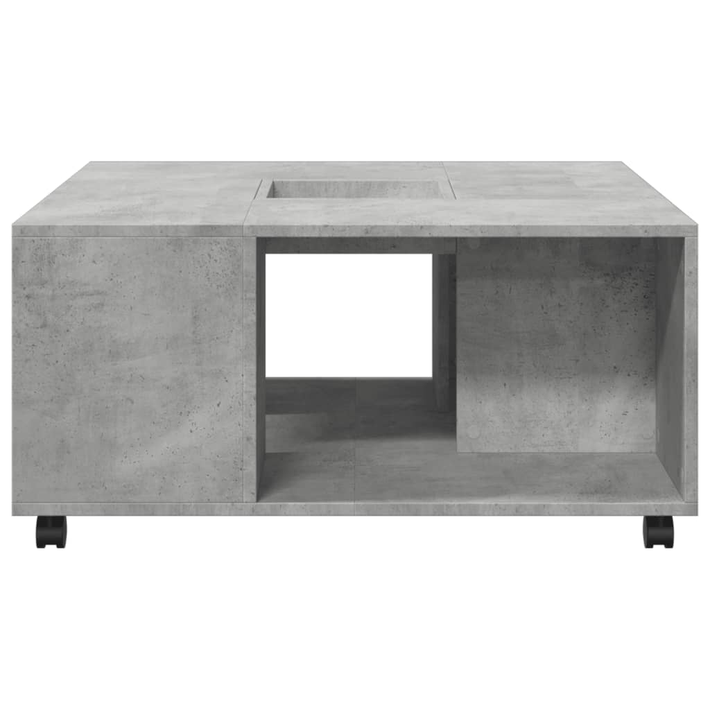  Coffee Table, Concrete Grey, 80x80x40 Cm