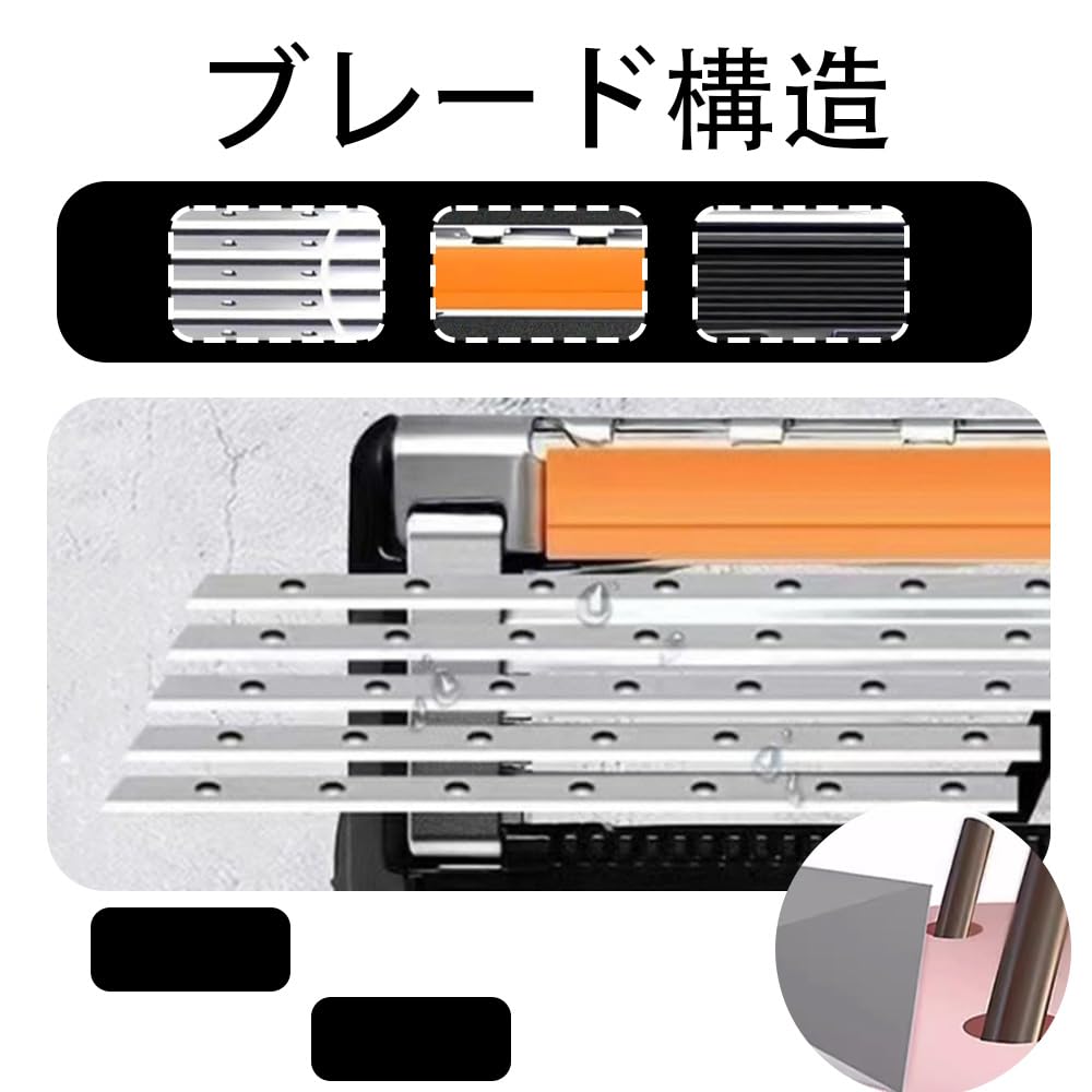 Gillette Compatible Replacement Razor Replacement Parts for Black 12-Pack ProGlide/Fusion Blades, 5-Blade Heads, Men,