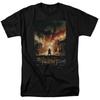 26 The Hobbit Smaug Poster T Shirt Mens Licensed Fantasy Movie Tee Baggins Black Unisex T-Shirt