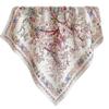 Idyllic Cotton and Linen Small Floral Silk Scarf 71 Small Square Scarf Women's Thin Scarf Shawl Linen Headscarf Versatile Shirt