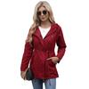 2022 Women's Plus Size Cotton Hooded Windbreaker - Spring/Autumn Loose Solid Color Coat