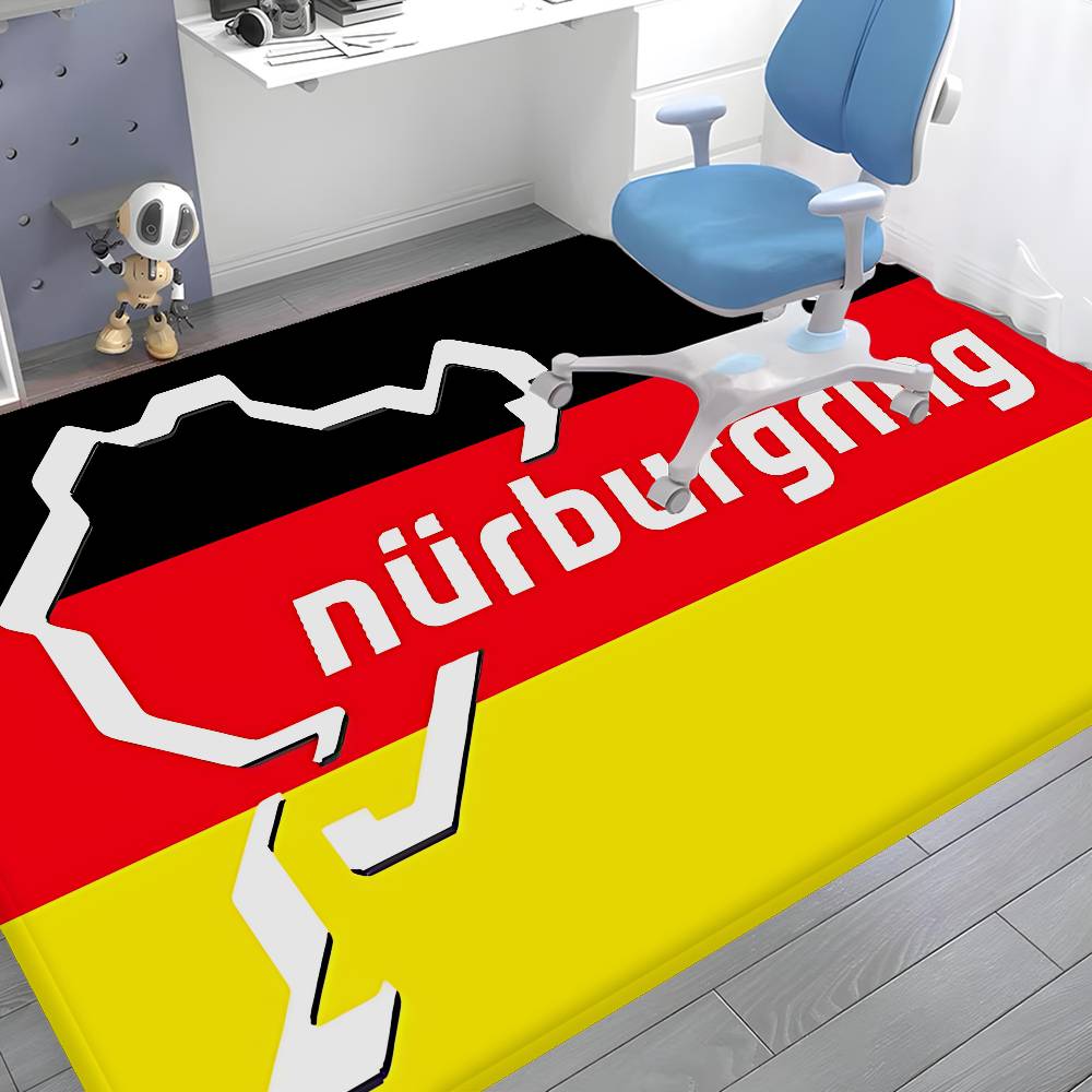 Ft Nurburgring Room Mats Washable Non-Slip Living Room Sofa Chairs Area Mat Kitchen Alfombra