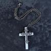 Vintage Gothic Collar Necklace Wooden Cross Pendant Necklace Streetwear Jewelry