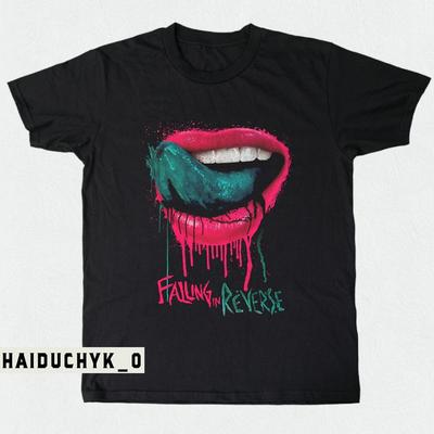 Falling In Reverse Unisex Black T-shirt Size S-5XL Unisex T-Shirt