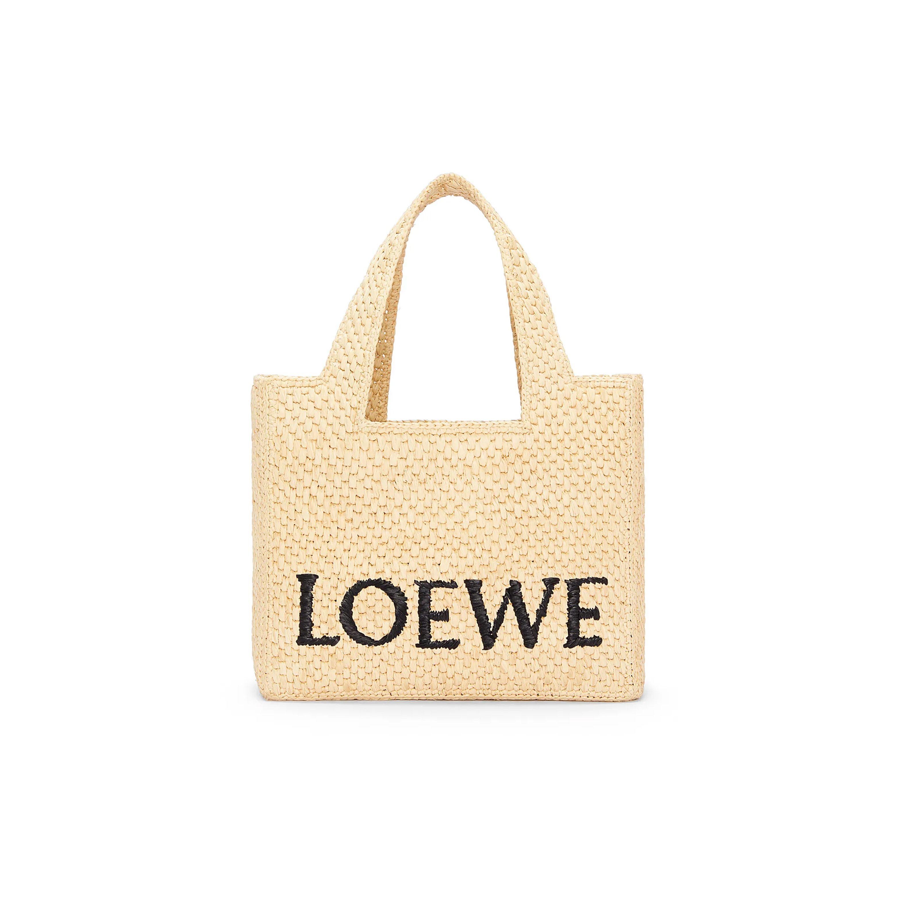 

Loewe Woven Tote Bag Natural Women Tote bags Tan A685B59X03-2123 Basic Set (Bag+Dust Bag)