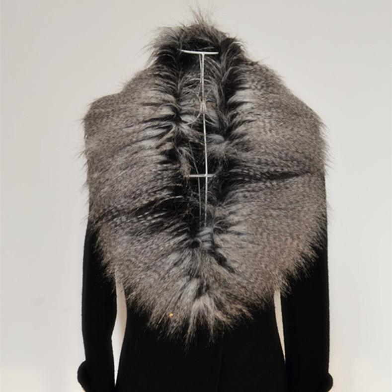 Halloween pelliccia pelliccia sintetica pelliccia di volpe imitazione cappotto di pelliccia cappotto con colletto di pelliccia accessori per costumi accessori per personaggi
