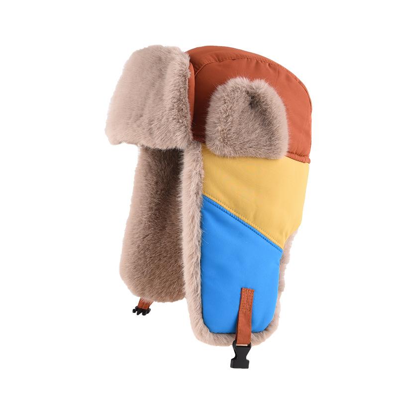 Chapeau assorti homme hiver chaud protection oreilles chapeau épais en coton version coréenne extérieur ski cyclisme froid chapeau volant