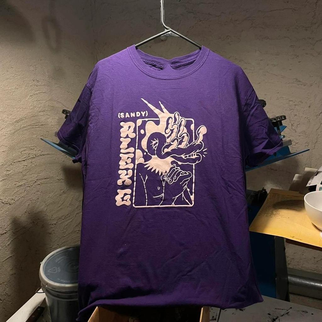 Alex G tee purple run hands For Fan Unisex T-Shirt Full Size S To 5XL NT050