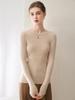 Premium 100% Cashmere Women's Short Round Neck Sweater, Perfect for Autumn/Winter and Crafted with Consinee Yarn