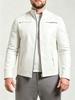 European and American men's stand-up collar PU leather jacket slim jacket jacket fashion business motorcycle style leather jacket
