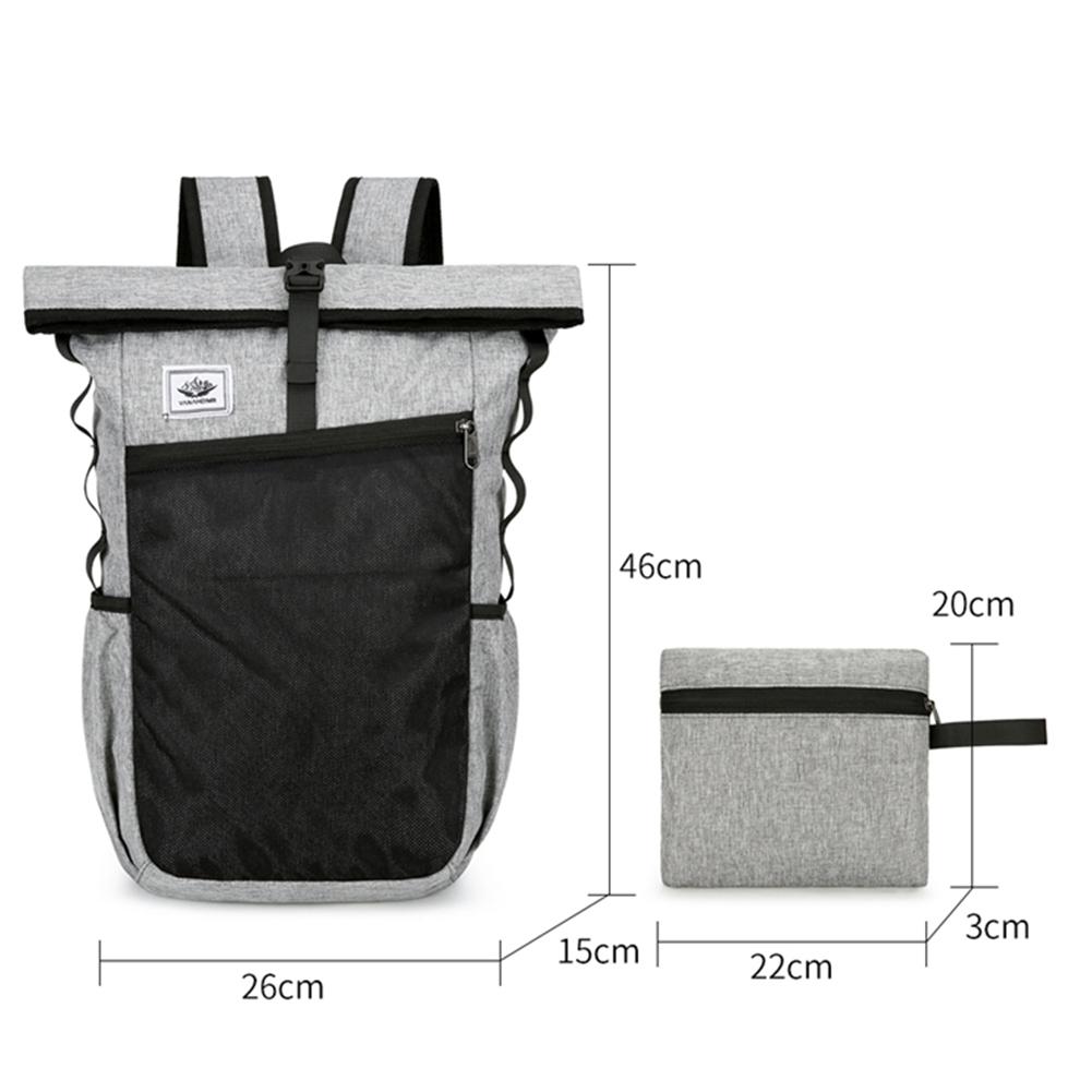 

20л Складной рюкзак для отдыха на открытом воздухе, сверхлегкий дорожный походный рюкзак, водонепроницаемый рюкзак для отдыха на природе, для мужчин и женщин, школьная спортивная сумка