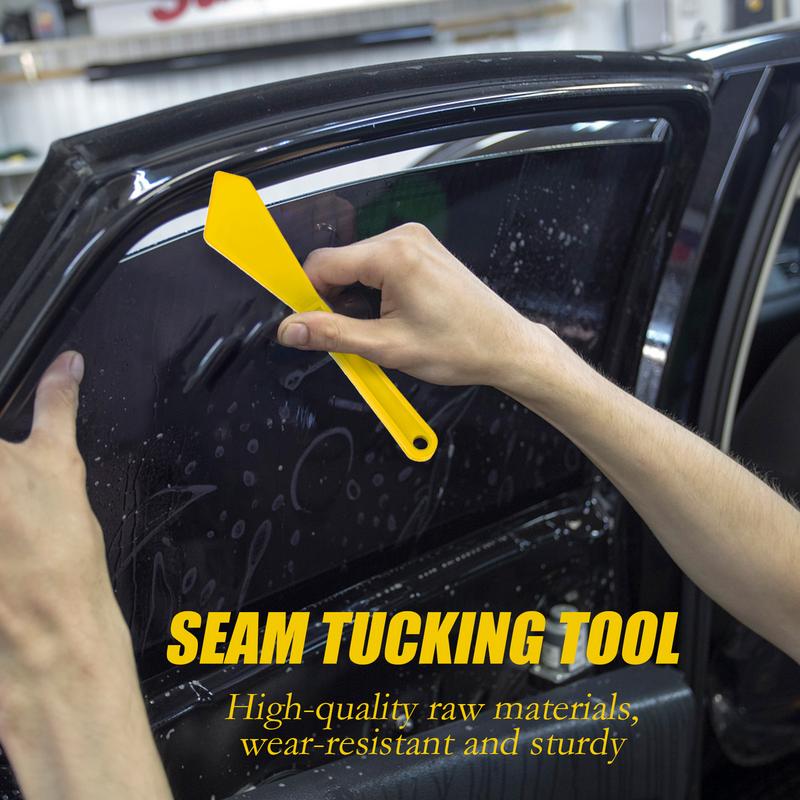 Window Tint Squeegee Multifunctional Thin Window Scrubber With Long Handle Sticker Install Tool Tinting Film Installation For