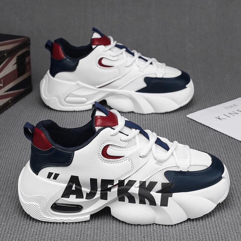 2025 Youth New Sports and Leisure Shoes Platform Heightening Versatile Shoes Student Running Basketball Trend Sports Shoes