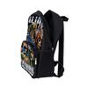 Hot Italian Brainrot Print Round Front Pocket Backpacks for Boy and Girls Best Gifts 2D Flat Cartoon School Bag for Children