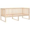 Daybed without Mattress 100x200 cm Solid Pine Wood