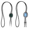 Native American Bolo Tie Necklace Western Alloy Lace Buckle for Wedding Party Fashion Event